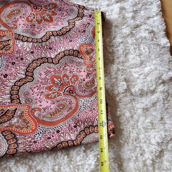 BCBG Women's Midi Skirt Size Medium Paisley Print Vintage Y2K - Picture 4 of 7